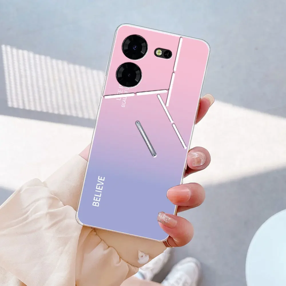 For Tecno Pova 5 Pro Case Cover For Tecno Pova 5 Clear Shockproof Soft Silicone TPU Phone Case Fundas For Tecno Pova 5 Pro Coque