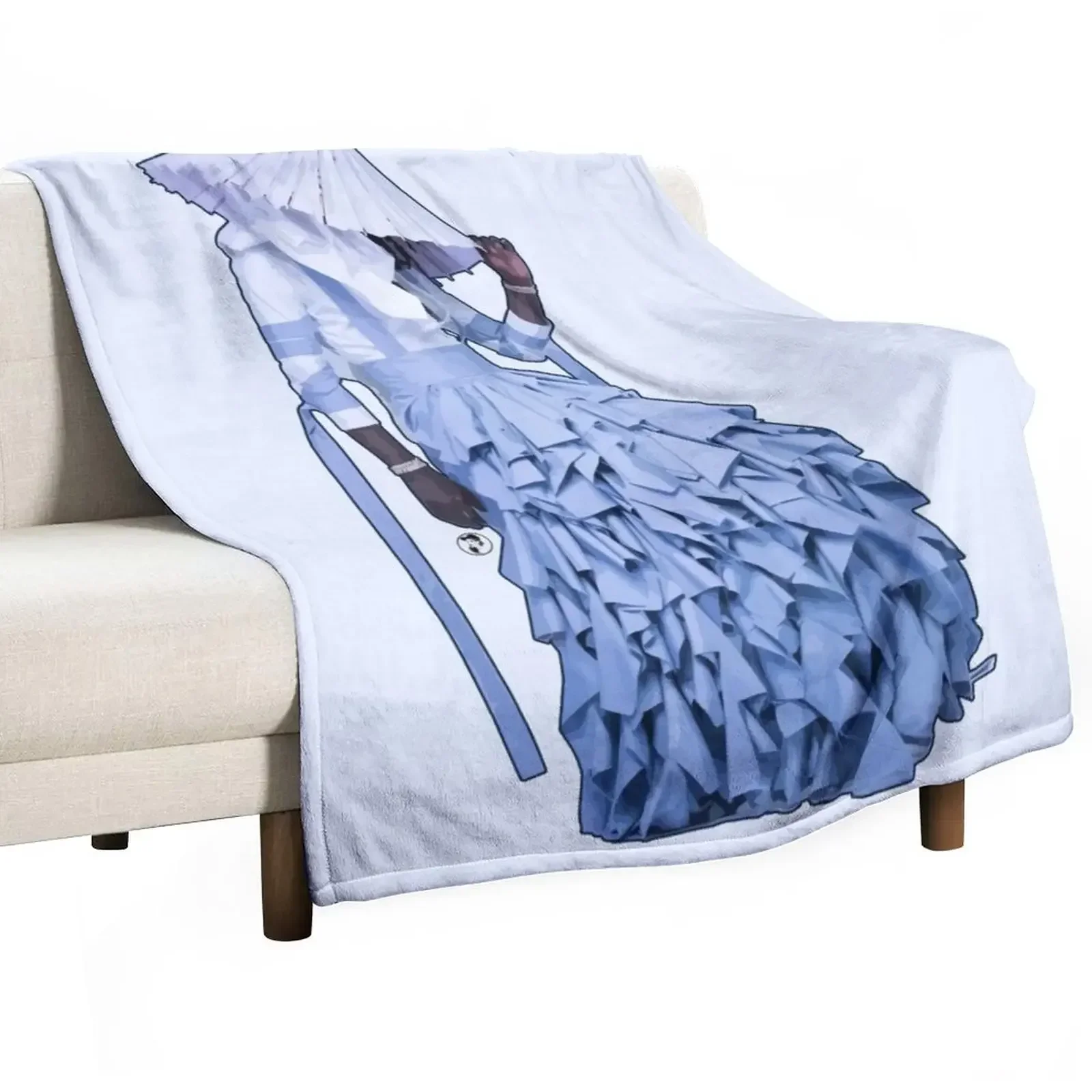 Jeffery Throw Blanket Quilt for sofa Flannels Blankets