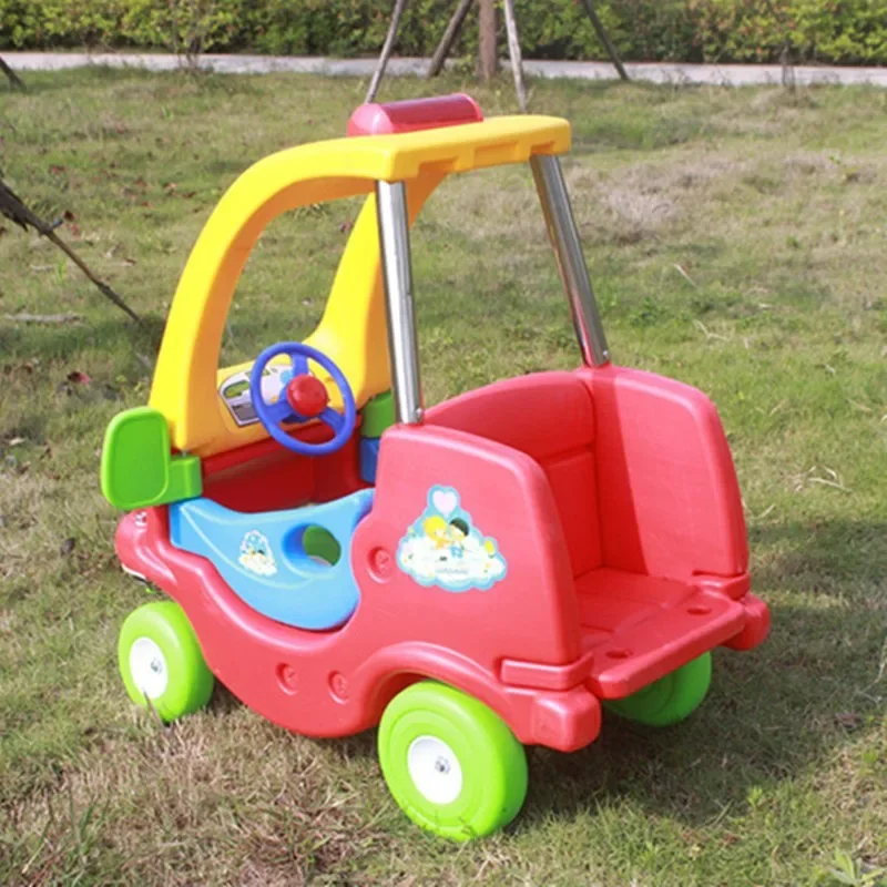 

# Baby Four-wheeled Playground Toy Twist Car Small RV Can Sit And Push The Baby To Slide And Walk The Walker.