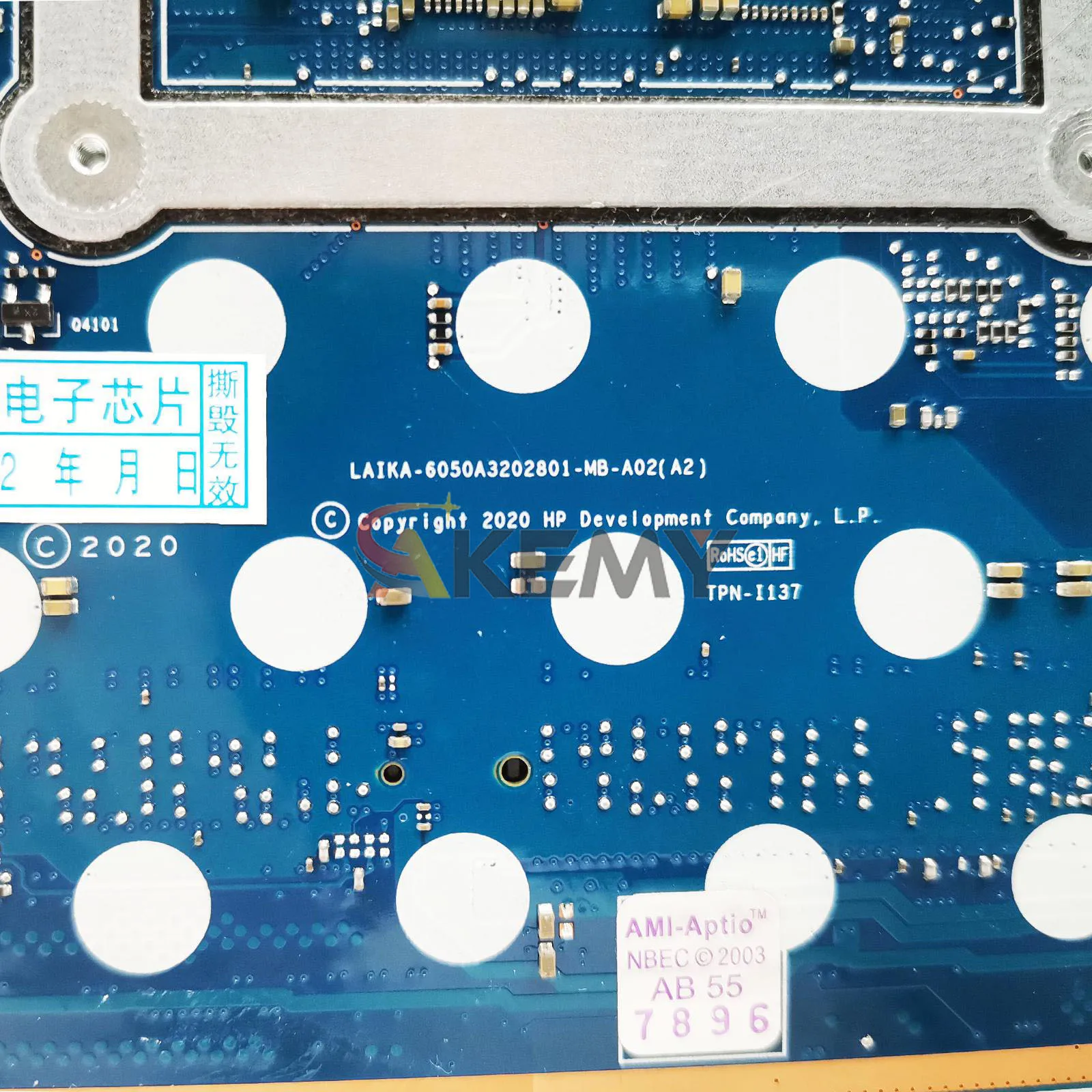 6050A3202801 สำหรับเอชพี พาวิลเลี่ยน X360 14-DW แล็ปท็อปเมนบอร์ดซีพียู i3 i5 i7 DDR4 L96510-601 L96511-601 100% ทดสอบ