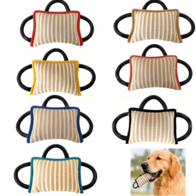 

Тренировка собак, грубая льняная, устойчивая к разрыву подушка для укуса, пунк на молярах и молярах, тренировка немецкого Wrangler, палочка для укуса собаки