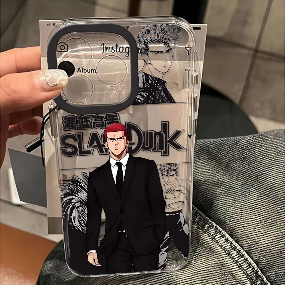 Funda de teléfono transparente Anime Cool Slam Dunk para Huawei P 30 50 Pro Lite Nova 5 6 7 9 7SE Pro 5G