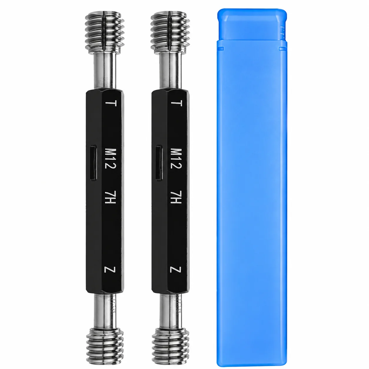 1PCS M44-M51 7H Metric Fine Thread Plug Gauge Steel Internal Screw Gauge X0.5/0.75/1/1.25/1.5/2/3/4/4.5/5 Measuring Tool