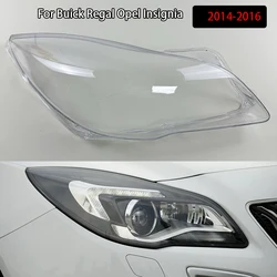 Headlight Cover Transparent For Buick Regal Opel Insignia 2014-2016 Lens Headlamp Shell Replace Original Lampshade Plexiglass