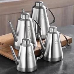 304 stainless steel oil pot dustproof leak control oil pot long nozzle oil bottle fragrance oil small vinegar bottle pot
