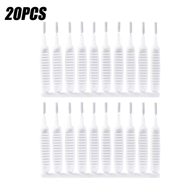 10-500PCS Douchereinigingsborstel Badkamer Micro Nylon Borstelmondstuk Anti-blokkeerreinigingsgereedschap Badkameraccessoires