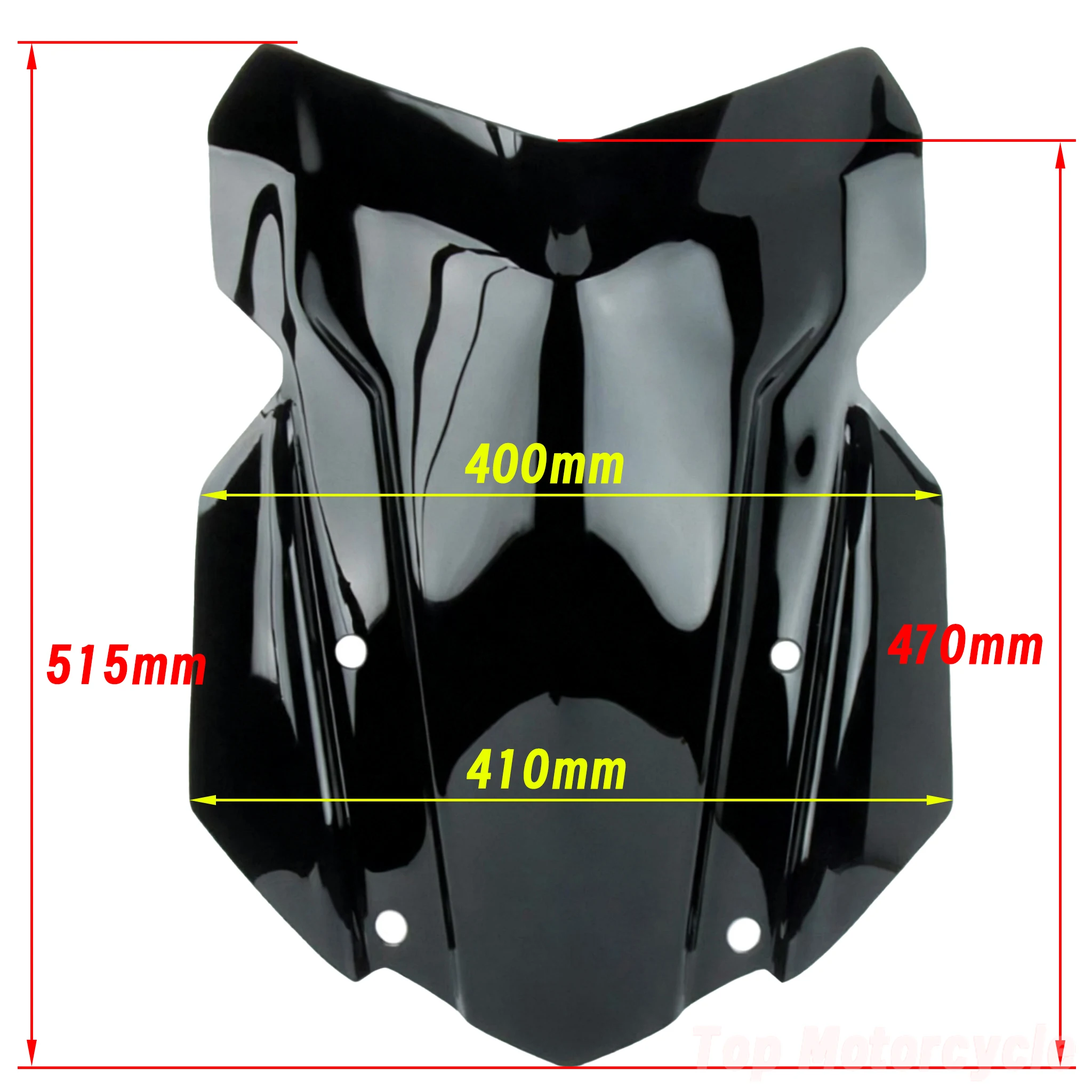 Motorcycle Touring Sports Heightened Racing Windscreen Windshield Visor Deflector for BMW R1200GS R1250GS ADV 2018-2026 view 6