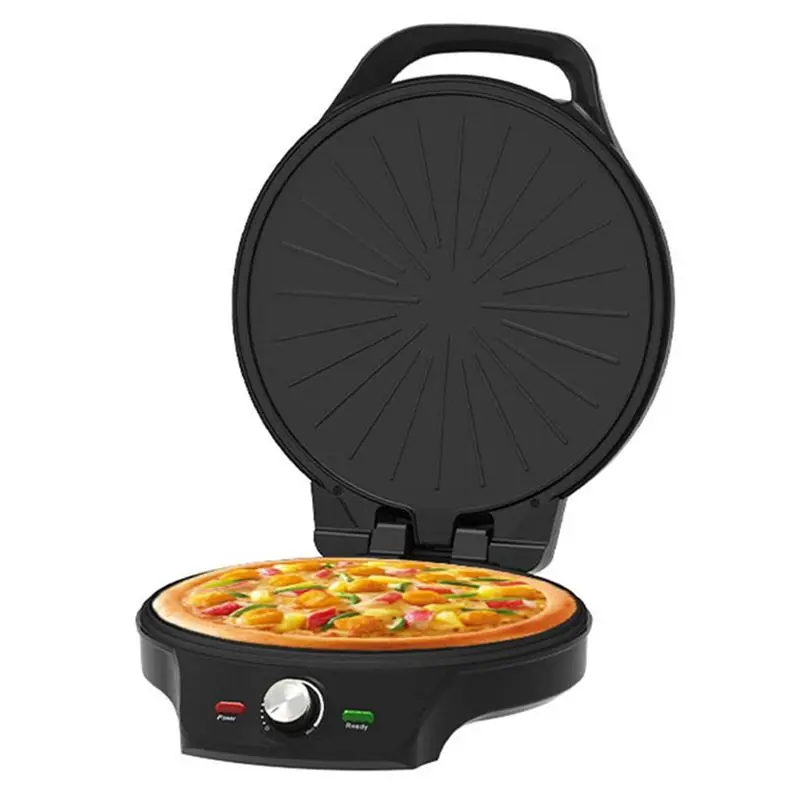 

ABHZ-Pizza Maker Electric Griddle Nonstick Countertop Pizza Oven With 30-Min Timer & Auto Shut-Off,For Burgers,Crepes