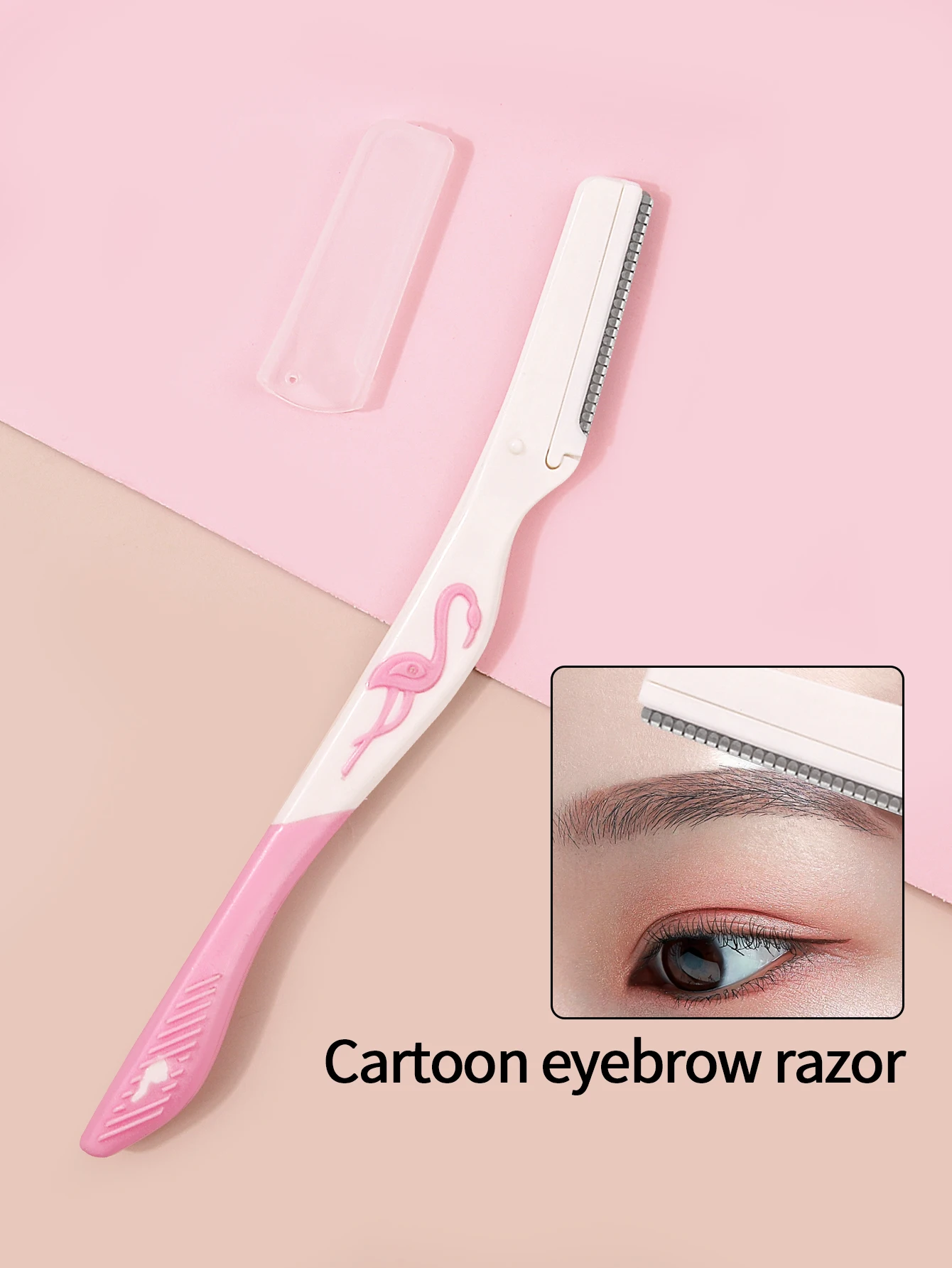 1 Stück Augenbrauen Rasierer Augenbrauen schneider Haarentferner Set Frauen Gesicht Rasiermesser Augenbrauen Trimmer Klingen Rasierer für Make-up Kosmetik