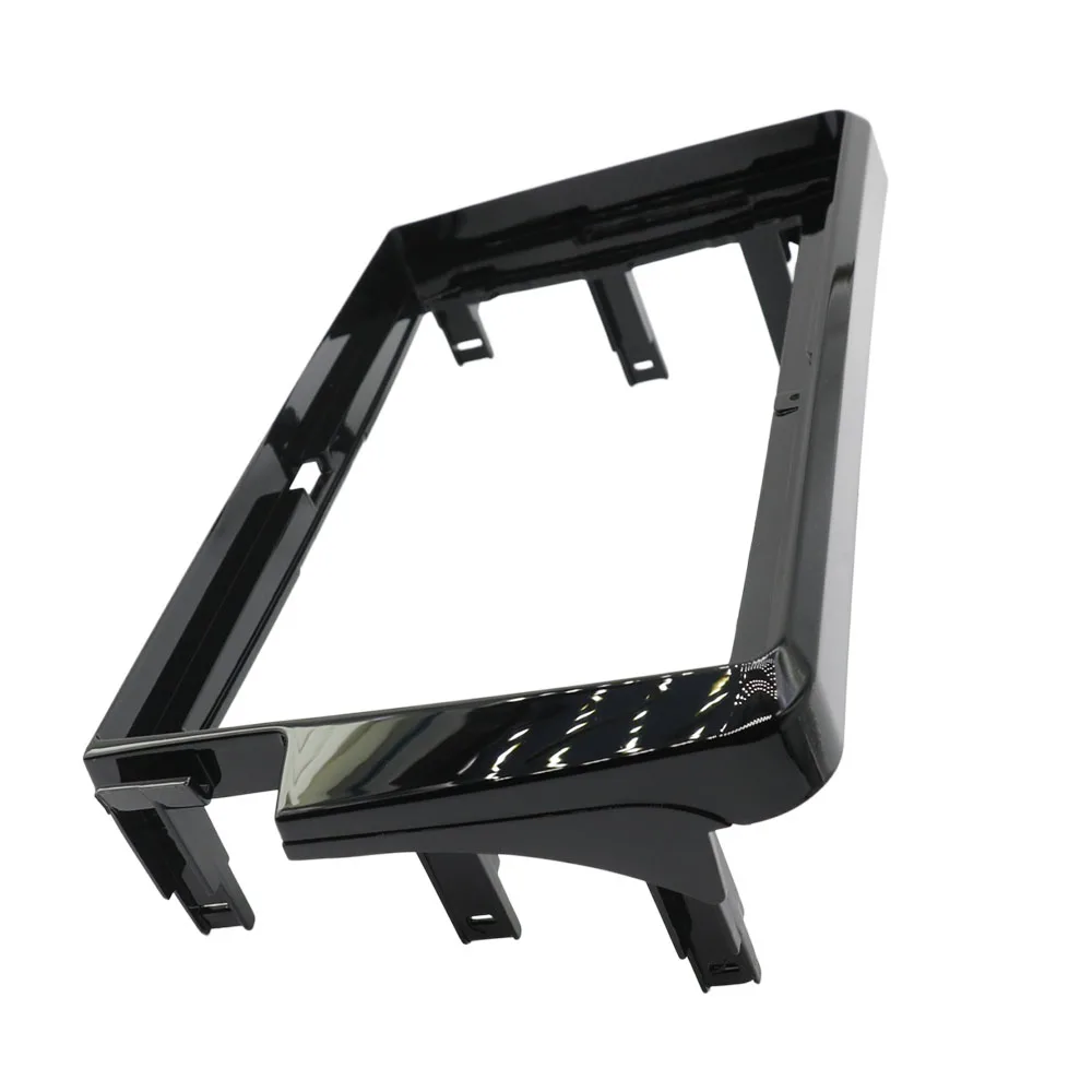 ABS Plastic 2Din Radio Frame For Honda Civic 2016 9lnch Fascia Panel With Installation Harness Kit Black