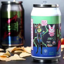 Anime Overwatch D.VA Cosplay butelka ze stali nierdzewnej z niekapką kieliszki do wody 350ml prezenty świąteczne dla dziewczynek