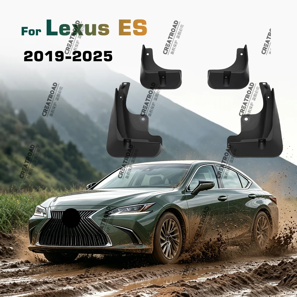 Für Lexus ES ES300h ES350 F-Sport 2019 2020 2021-2025 Kotflügel Schmutzfänger Spritzschutz Schmutzfänger Auto-Zubehör