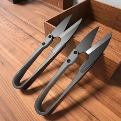 U Shape Clippers Yarn Steel Embroidery Craft Scissors Tailor Stainless Carbon Steel Sewing Scissors Trimming Nippers