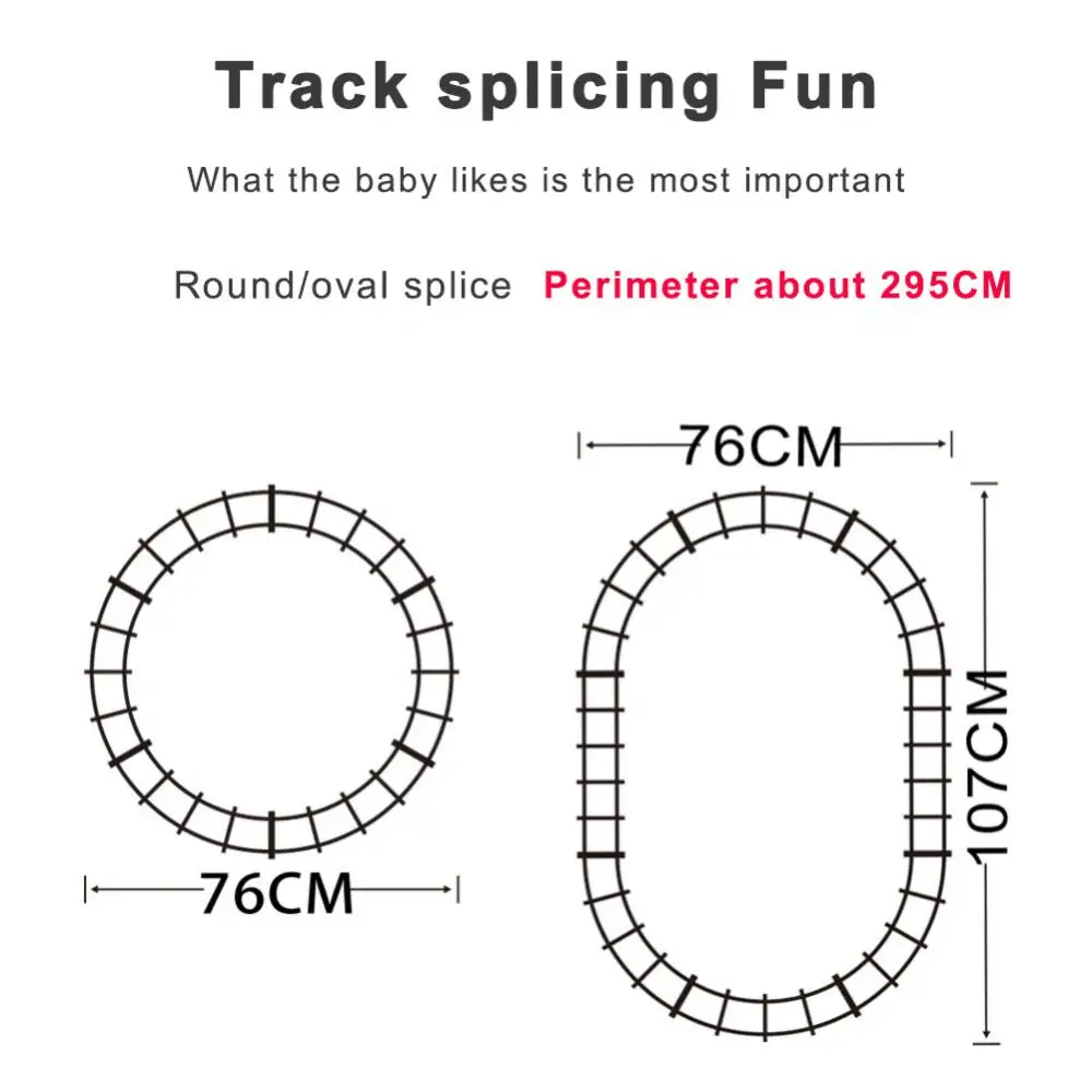 Afstandsbediening Trein Grappig Treinstel Speelgoed Interessant 1 Set Kerst Speelgoed Elektrische Trein Hoge Kwaliteit Rc Trein Creatief 41X28X6M