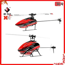 Wltoy K110s versione aggiornata Weili elicottero telecomandato senza Ailerons, regalo giocattolo per aerei con ricarica acrobatica 3d a 6 canali