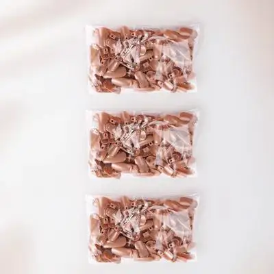 

300Pcs Practice Nail Tips Smooth False Nails for Nail Art Training Manicure Students Beginners Salon Artists Use At Home