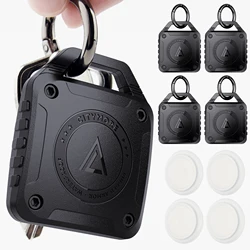 For AirTag Keychain Holder IPX8 Waterproof Airtags Case Ultra-Compact For Apple AirTag Case Keyring for Bags,Keys,Luggage
