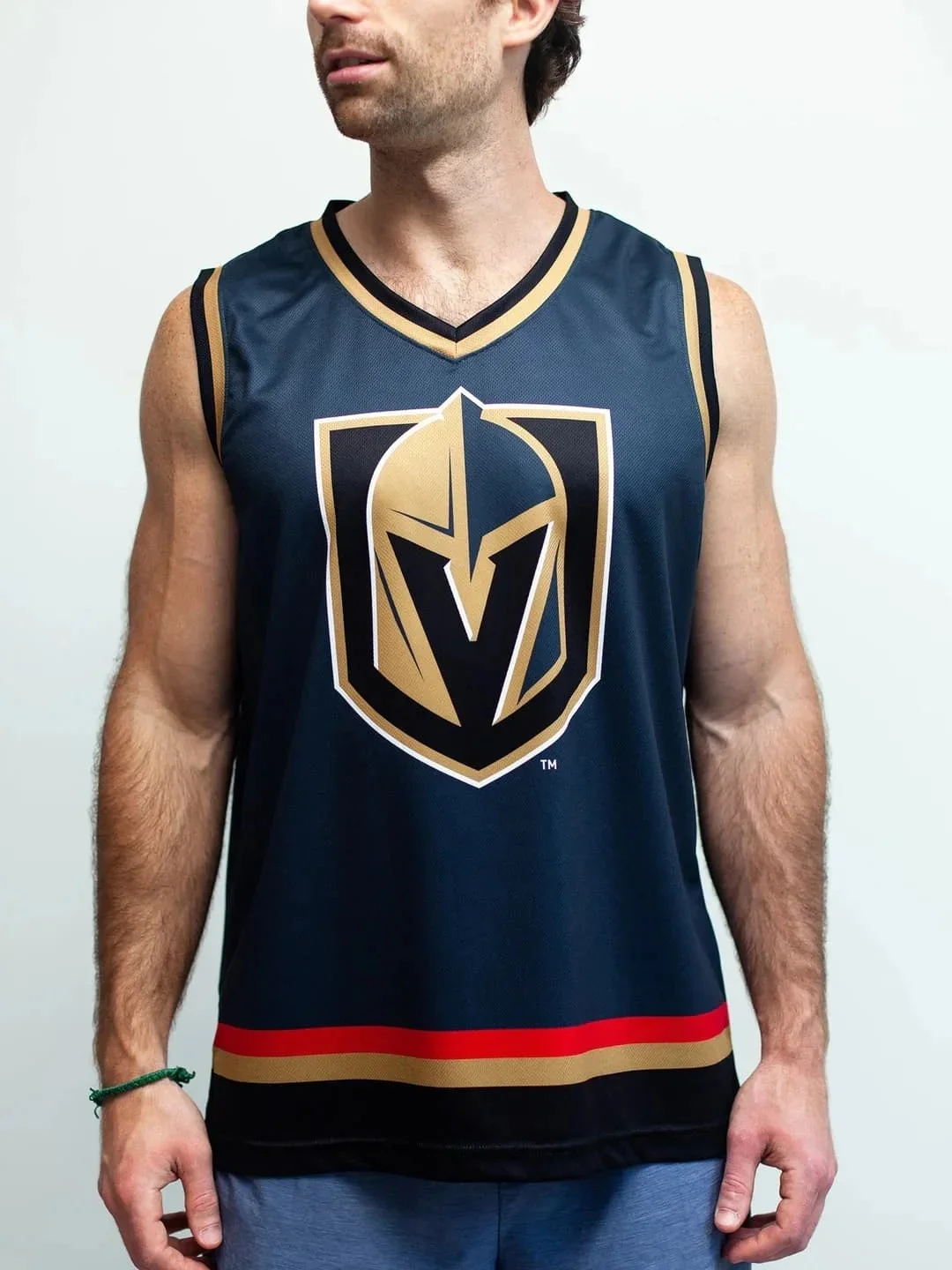 Neues Vegas Golden Knights Eishockey-Trikot, bedrucktes, schnell trocknendes, lässiges, tägliches Sport-T-Shirt für Herren mit kurzen Ärmeln