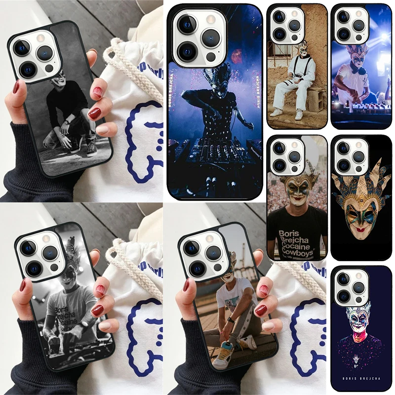 Boris Brejcha DJ Cover For iPhone 16 13 14 15 Pro Max 12 Mini 11 15 Pro Max 6 7 8 Plus Max SE 2020 Phone Case