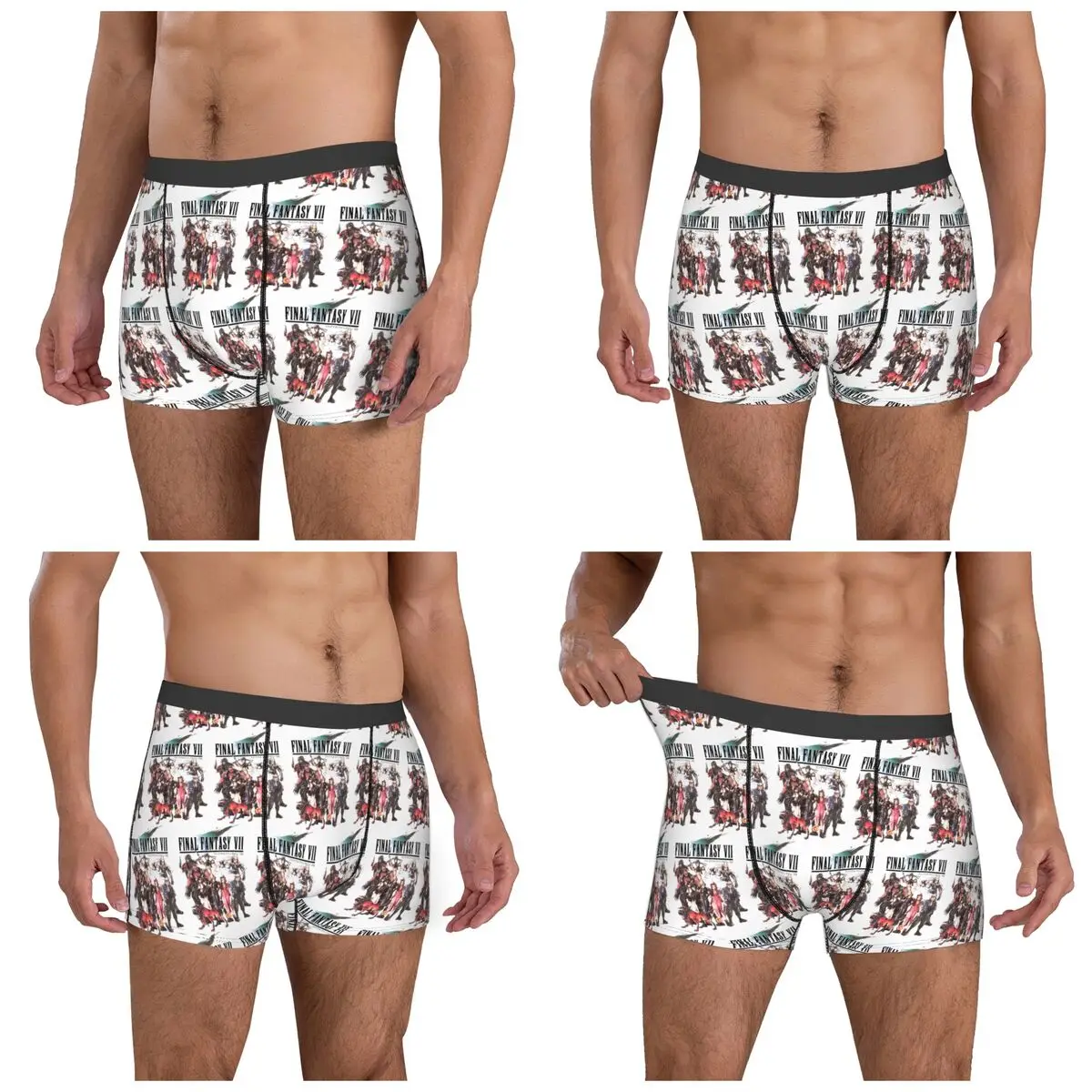 الملاكم السروال السراويل فاينل فانتسي السابع مجموعة سراويل الرجال تهوية الملابس الداخلية ل أوم رجل صديقها هدية