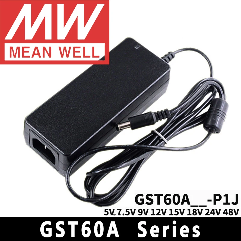 Mean Well GST60A05-P1J/GST60A09-P1J/GST60A12-P1J/GST60A15-P1J/GST60A18-P1J/GST60A24-P1J/GST60A48-P1J meanwell GST60A