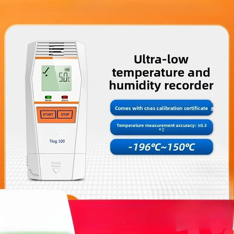 TLOG Bluetooth Temperature Humidity Data Logger With Calibration Certificate For Ultra Low Temperature Hospital Lab Use