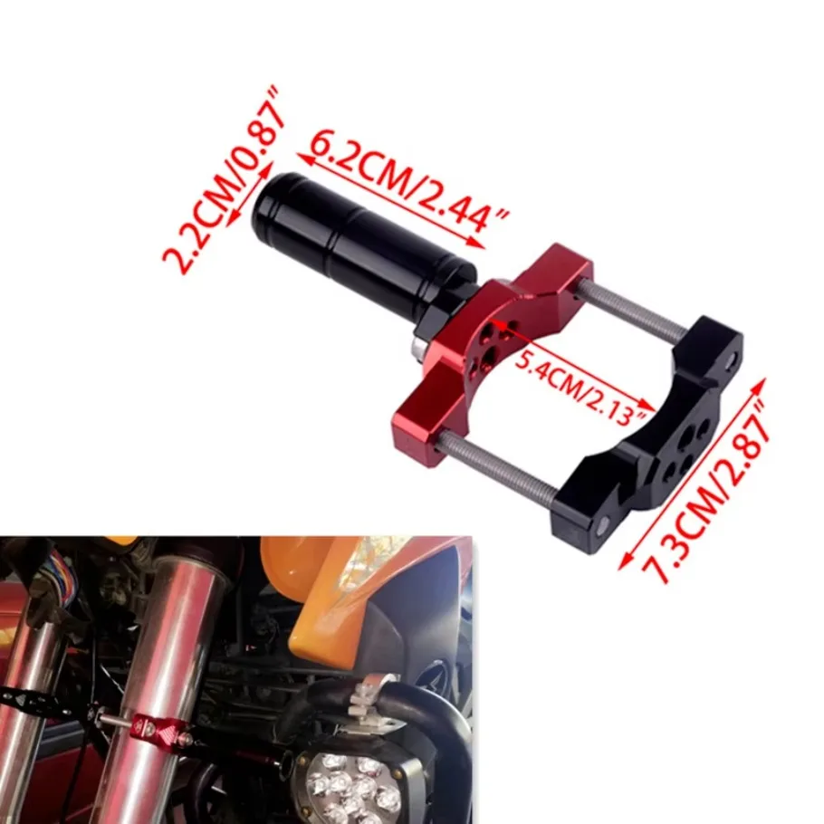 54mm Motorcycle Headlight Expansion Bracket Signal Light Fixture Spotlight Rod motorcycle accessories 1PC