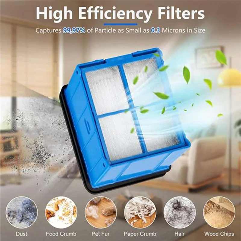 

3PCS Roller Brush And HEPA Filter Accessory Kit For Bissell 3930F 3933 V2 39999Z Cordless Wet And Dry Vacuum Cleaning-AA26