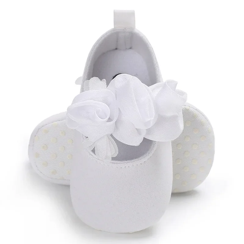 MRovior-Mocassin à semelle en coton pour bébé fille, chaussures de princesse à fleurs mignonnes pour nouveau-né, souliers pour enfant en bas âge, premiers pas, CPull