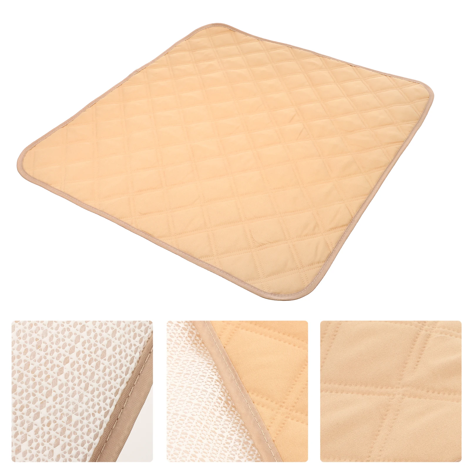 

1Pc Non Waterproof Pad Khaki Color Multi Purpose Use for Pets and Home Practical Pee Absorber
