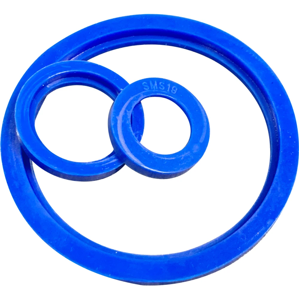 10 12.7  19 25 32 38 45 51-204mm Blue White VMQ Slicone Rubbe Gasket Seal Washer For Sanitary SMS Union Homebrew