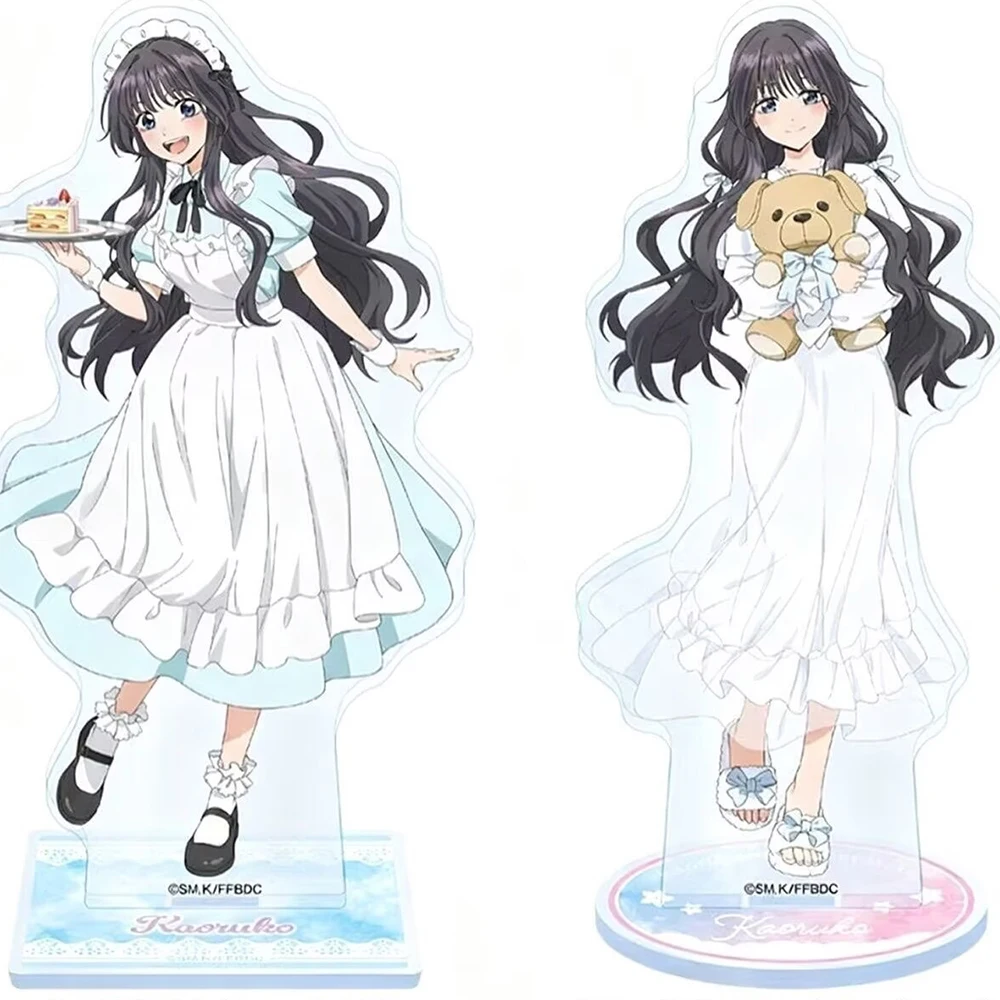 2Pcs/set Anime Kaoru Hana wa Rin to Saku The Fragrant Flower Blooms with Dignity Acrylic Stand Desktop Ornament Cosplay Props