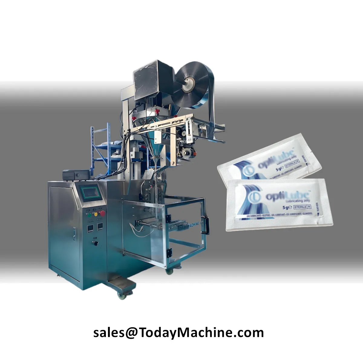 Automatic Barbecue Sauce Ketchup Peanut Butter Jam Filling Paste Liquid Packing Sachet Packaging Machine