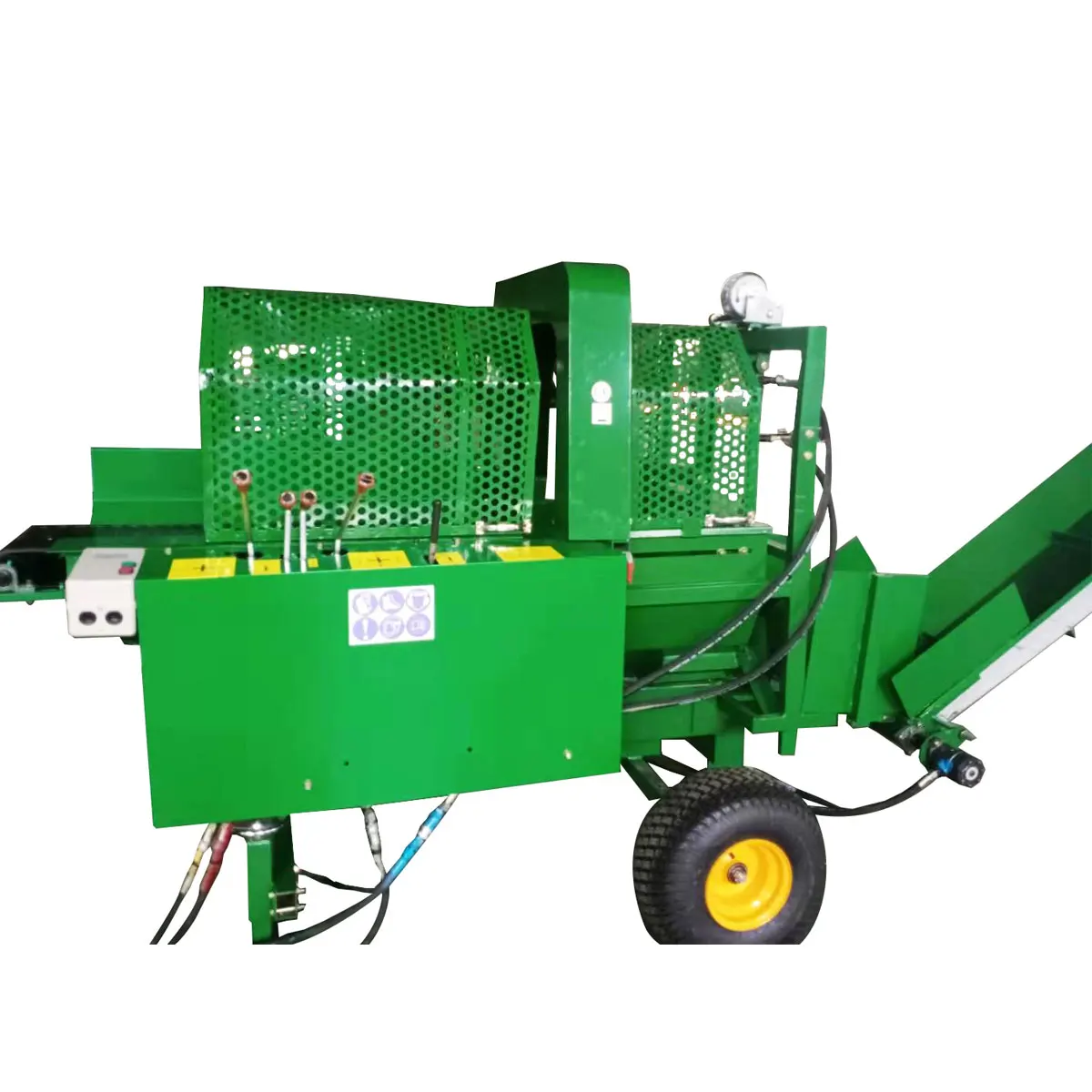 11kw 380V/50Hz 3 Phase 35 Ton Electric Firewood Processor Full Hydraulic Operate with All Accessories & 20