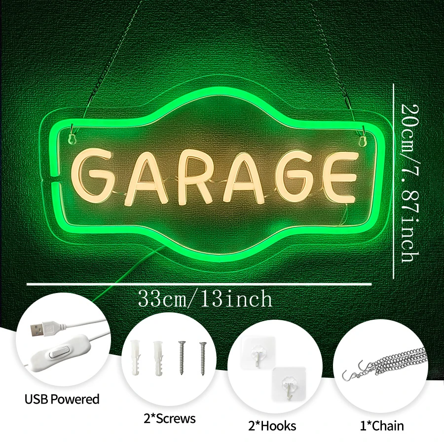 Letreiro Neon para Garagem, De - Auto Repair Shop Signs avaliação e preço