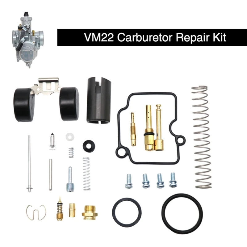 Upgraded Carburetor Repair Kit Motorcycle Carburetor Rebuild Repair Kits Easy Installation Suitable for Honda XR100 CRF100