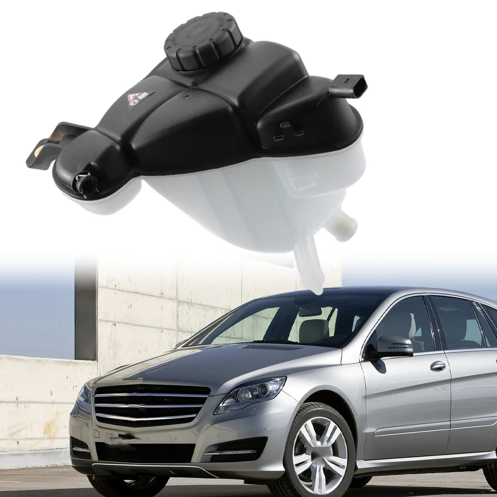

Engine Coolant Radiator Reservoir Tank With Cap and 2 Pins Sensor For Mercedes-Benz R320 R350 W251 V6 3.0L 2515000049 2105010615