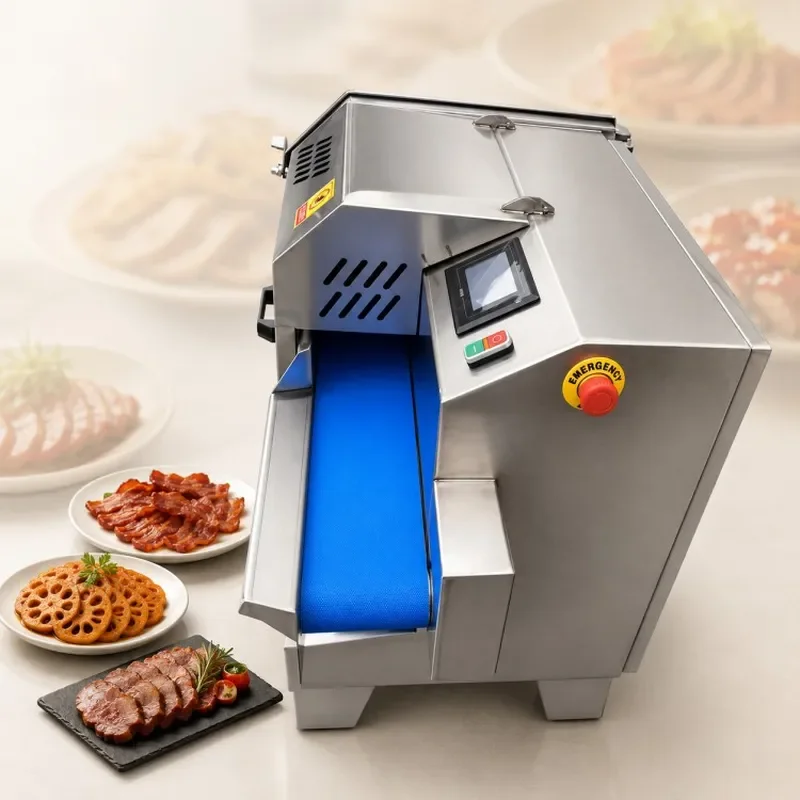 Automatic Commercial Meat Cutter Multi Function Bacon Ham Slicer Cooked Beef Slicer for Deli Kitchen