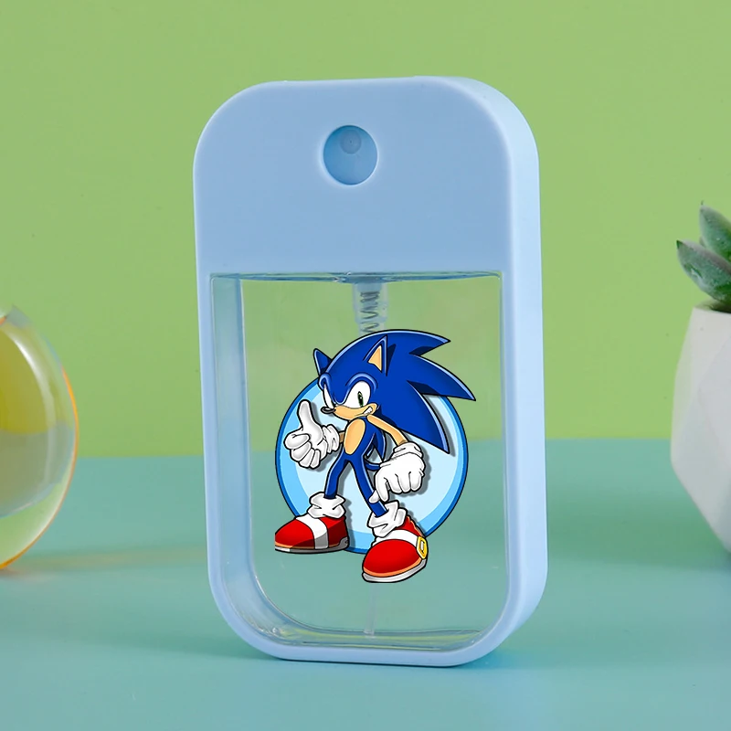 

Sonics Skin Care Water Spray Bottles Anime Cartoons Card Style Partitioned Bottle Portable Travel Perfume Refill Bottle Gifts