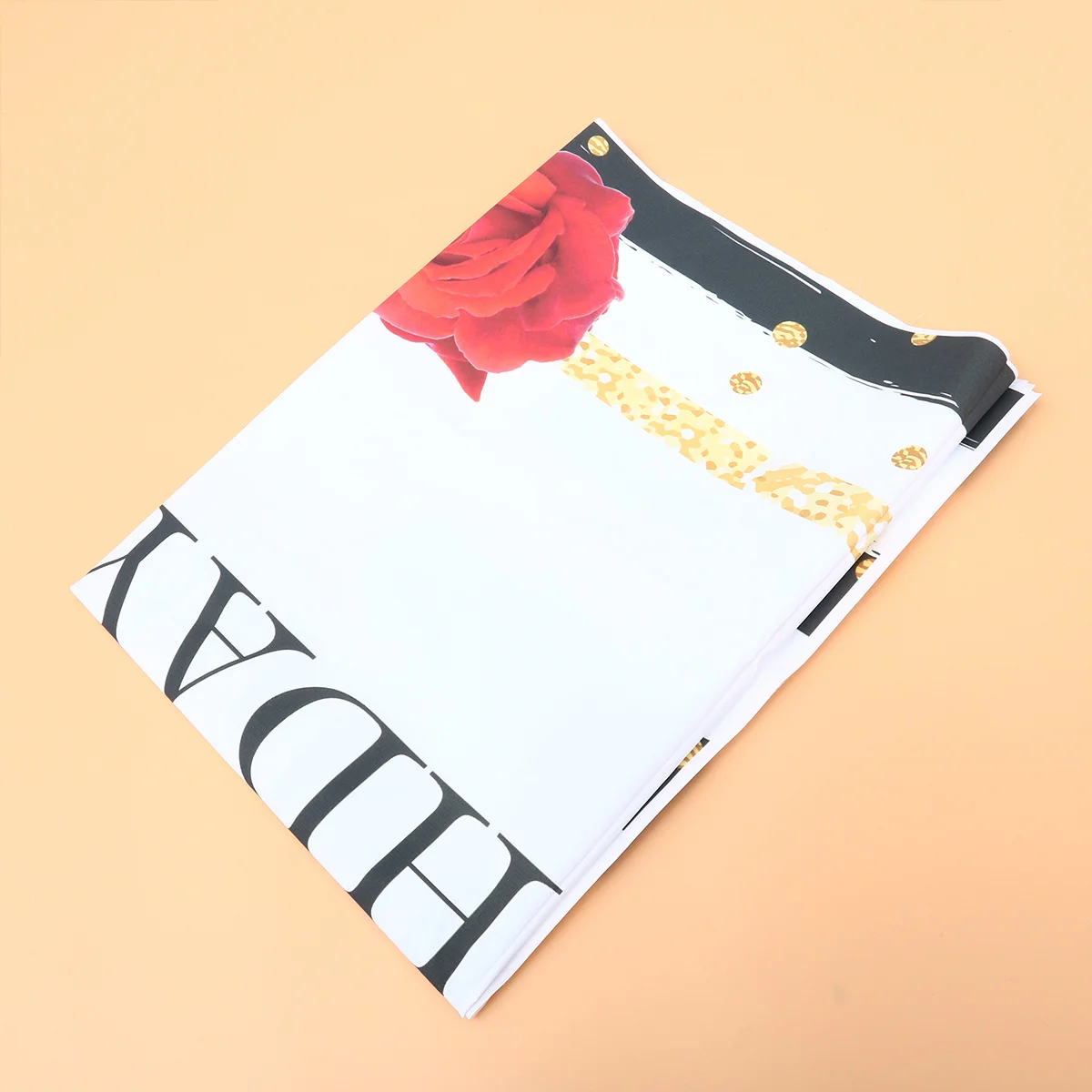 

1Pcs Birthday Photography Backdrop Red Rose Photo Background Cloth Romantic Decor for Home Store Work Room Backdrop Photo