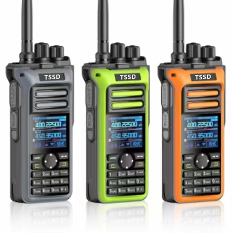 TSSD UV9000d 10W Dual Ptt Outdoor Hunting Rugged Ham Amateur Voice Encryption Ht FM AM Aviation Band Two Way Radio Walkie Talkie