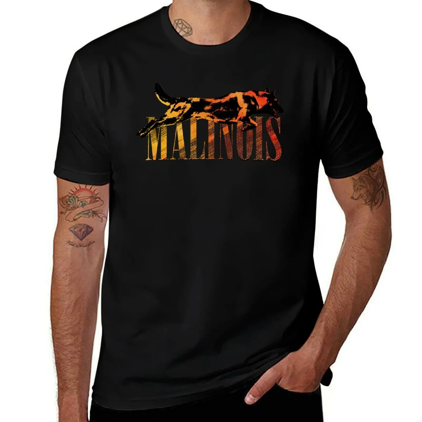 Malinois Belgian shepherd - Mechelaar T-Shirt Daily Wear Print T-Shirt