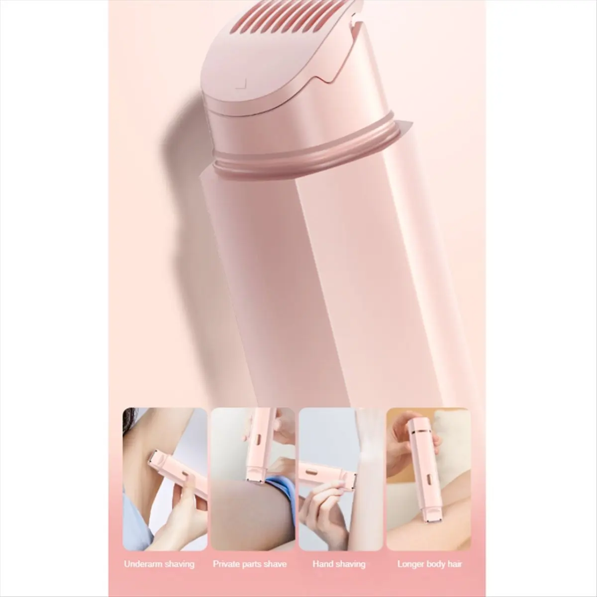 

ABPO Bikini Trimmer for Women Electric Shaver for Women 2 in 1 Pubic Hair Trimmer Women Wet & Dry for Legs Underarm