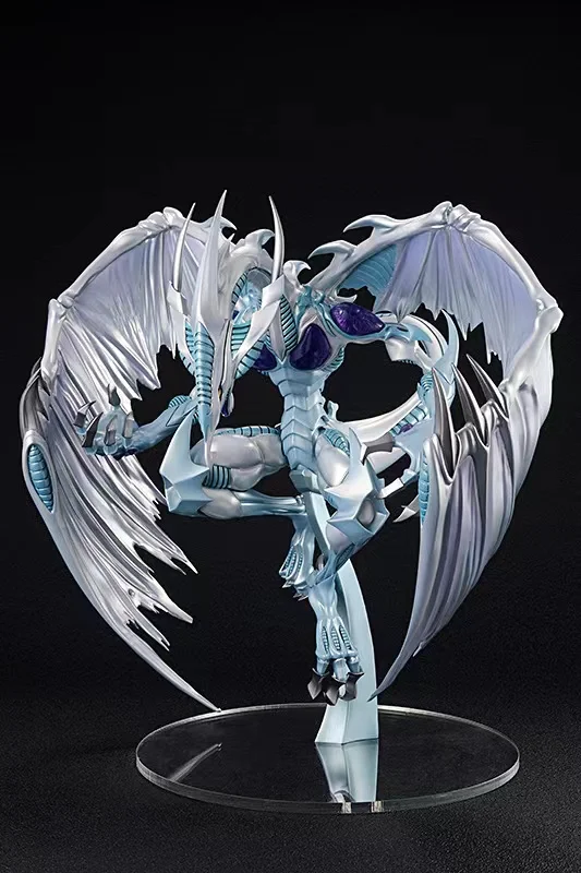 

In Stock 100% Original Duel Monsters 5Ds Anime Figure Stardust Dragon PVC Model Collectible Model Toys Desktop Ornaments