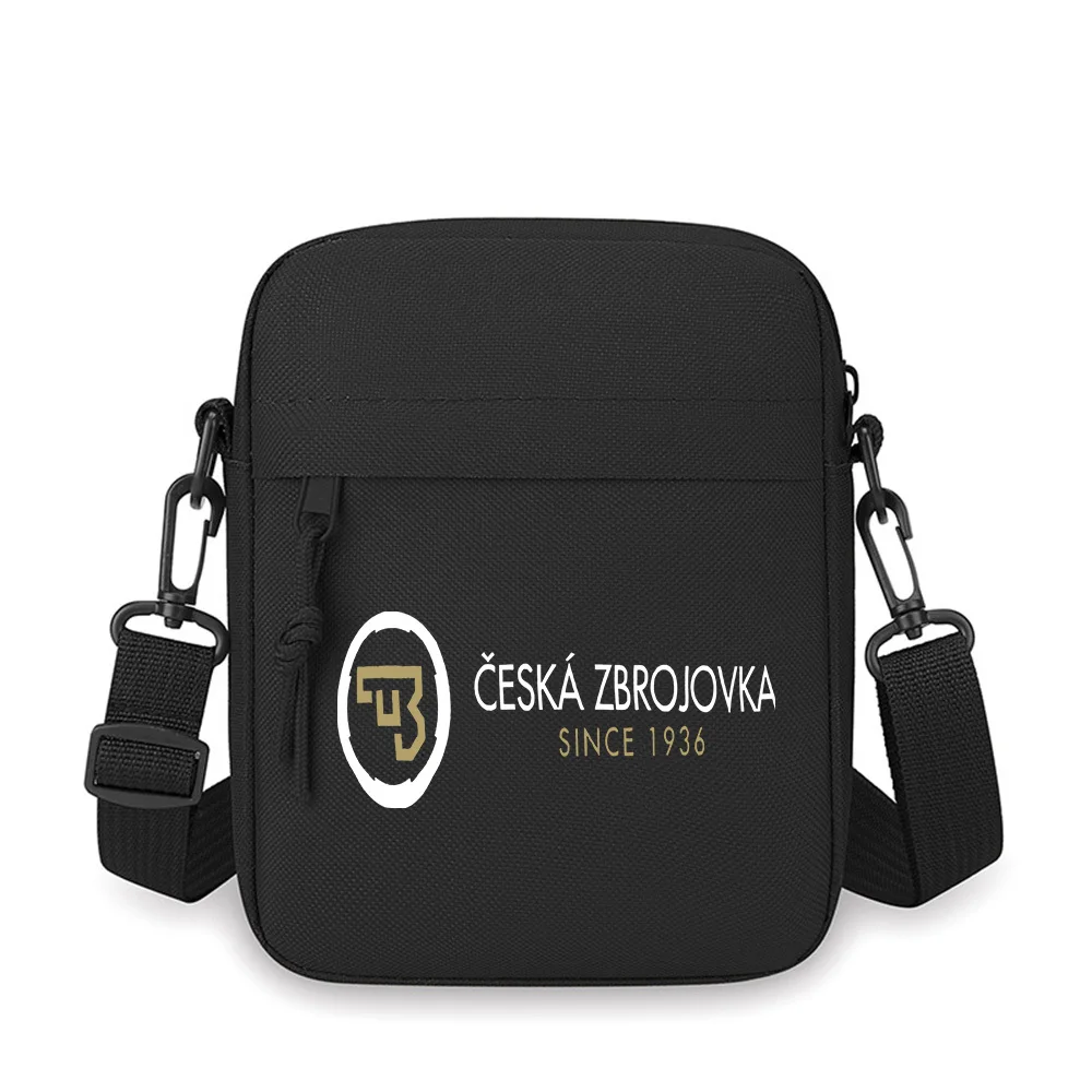 Logo text and date Men Crossbody Bag Single Shoulder Women Cartoon Anime Film Printing Design Unisex