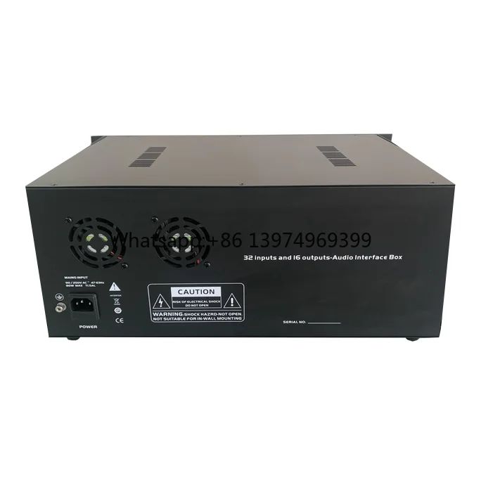 Professional 32 Input 16 Output Digital Snake Audio Mixer Console Stage Performance Expansion Interface Box