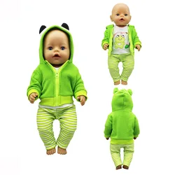 New Frog Set Doll Clothes Fit for 43cm/17inch Dolls. Three Piece Doll Clothes Set, The BEST CHILDREN'S Holiday Gift