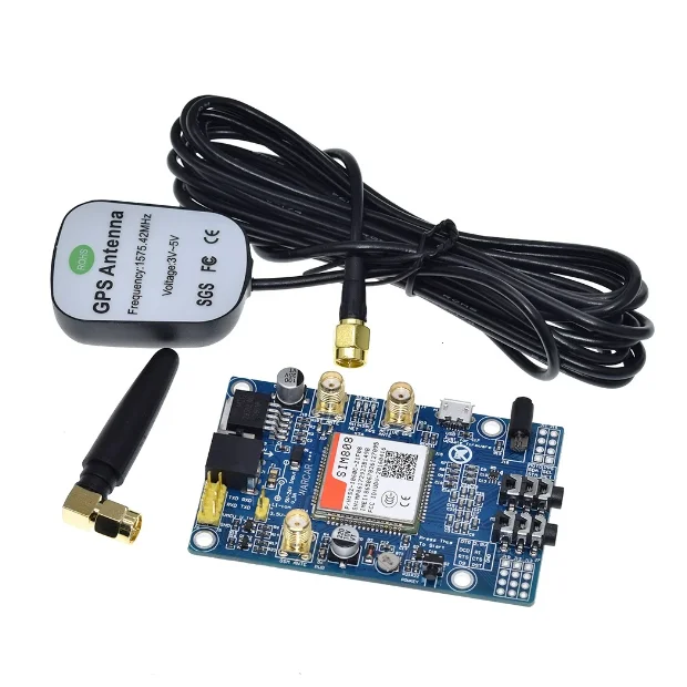 Compatible con el módulo SIM808 reemplaza los datos SMS de ubicación GPS SIM908 GSM GPRS