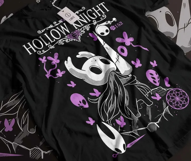 Unisex Hollow Knight Gaming T-Shirt, Indie Shirt