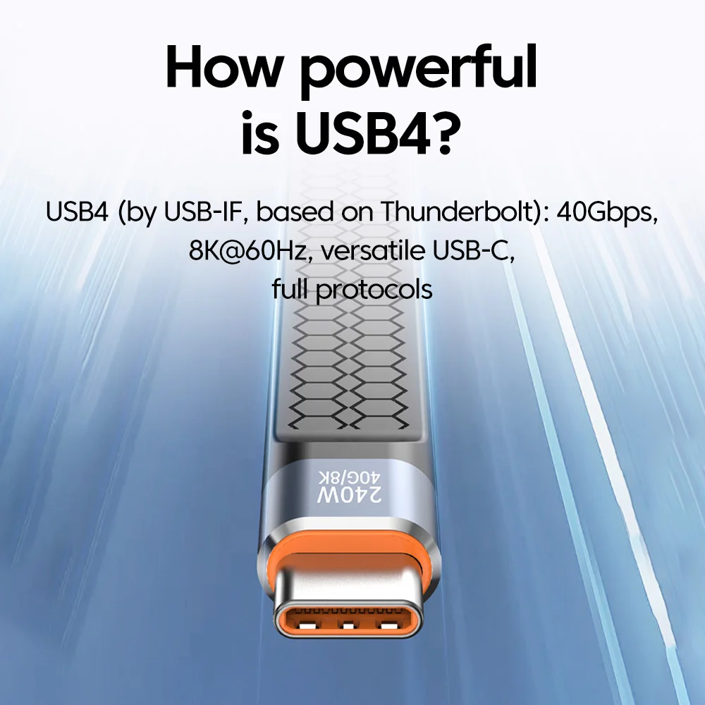 USB4.0 سلسلة المفاتيح المحمولة تصميم 240 واط نوع-c إلى نوع-c الهاتف المحمول شحن سريع 8K 60 هرتز كابل بيانات آيفون 16 سامسونج المحمول